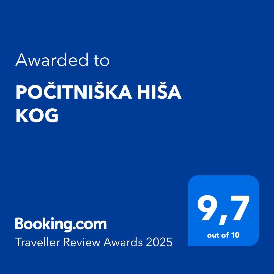 Вілла Pocitniska Hisa Kog Екстер'єр фото